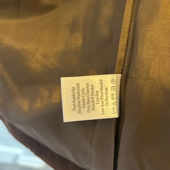 Coldwater Creek Beaded Embroidered Brown Open Front Jacket Floral Boho Women’s - Picture 7 of 10